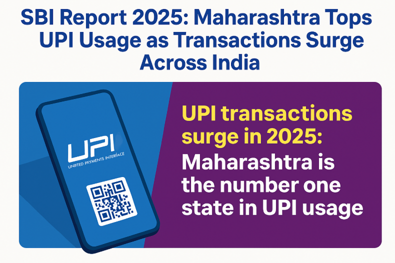 SBI Report 2025: Maharashtra Tops UPI Usage as Transactions Surge Across India.