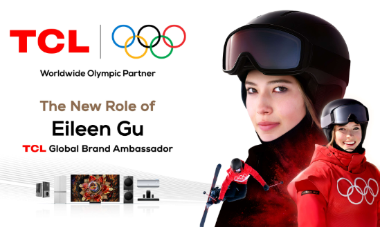 TCL Appoints Olympic Champion Eileen Gu as Global Brand Ambassador Ahead of Milano Cortina 2026.