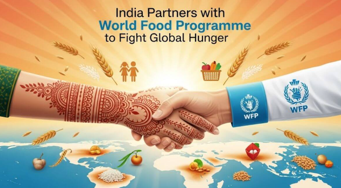 India Signs Letter of Intent with UN’s World Food Programme to Combat Global Hunger.