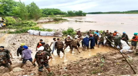Indian Army launches ‘Operation Rahat’ for flood relief & restoration efforts in North India.