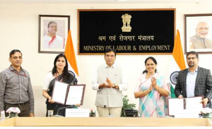 MoL&E Signs MoUs with Mentor Together & Quikr to Strengthen Job Access via NCS Portal.