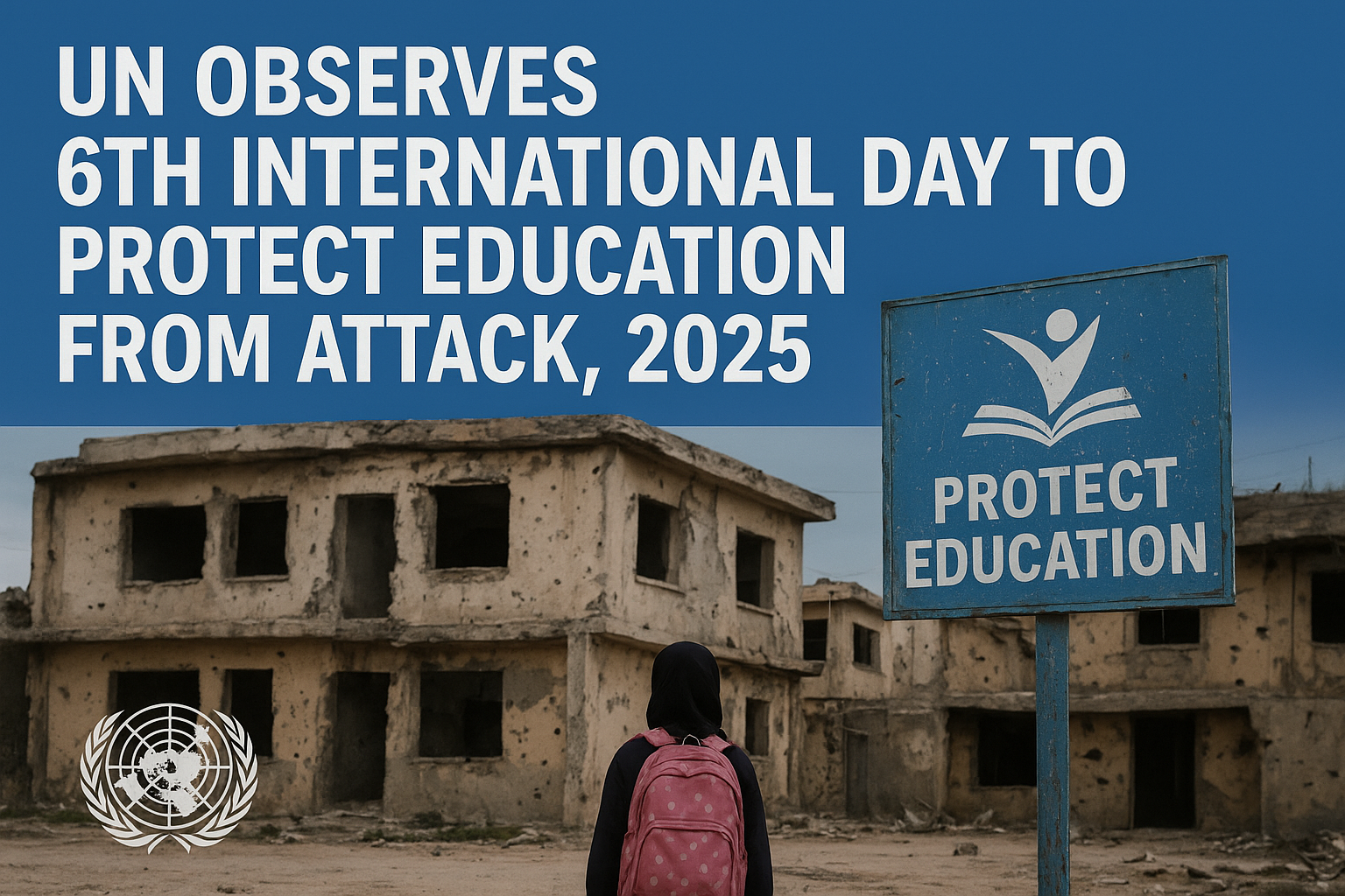 UN Observed 6th International Day to Protect Education from Attack, 2025.