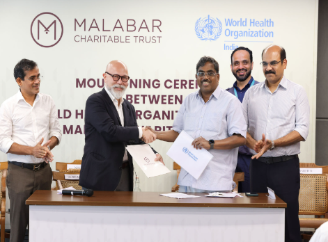 Malabar Group Signs MoU with WHO India to Launch CSR Initiative ‘Nurturing Beginnings’ in Urban Communities.