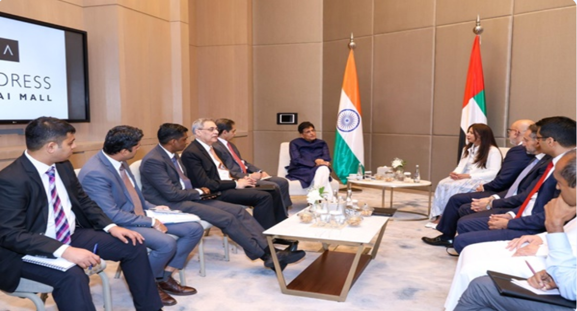 Piyush Goyal Leads Indian Delegation to UAE to Boost Trade, Investment & Sectoral Cooperation.