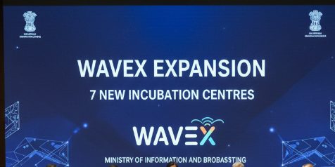 Ministry of Information and Broadcasting Expands WaveX with Seven New Incubation Centres.