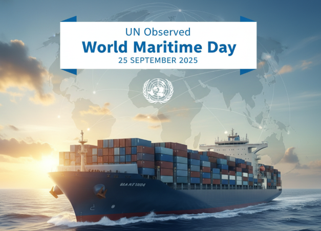 UN Observed World Maritime Day on 25th September 2025.