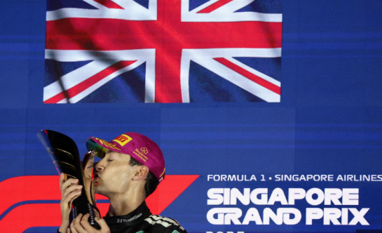 George Russell Wins 2025 Singapore Grand Prix and McLaren Secures Constructors’ Title.
