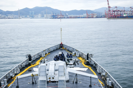 INS Sahyadri Participates in Inaugural India-Republic of Korea Bilateral Naval Exercise.