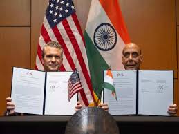 India and US sign landmark 10-year defence framework pact