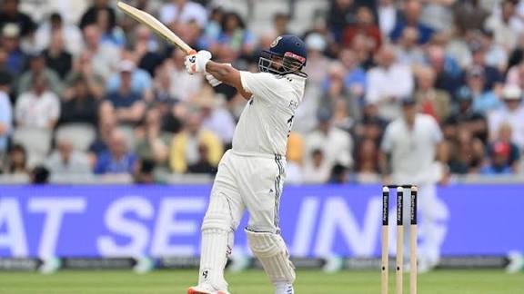 Rishabh Pant surpasses Virender Sehwag to set new record for India in Test sixes.