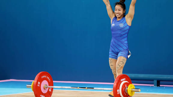Mirabai Chanu Wins Silver at World Weightlifting Championships 2025.